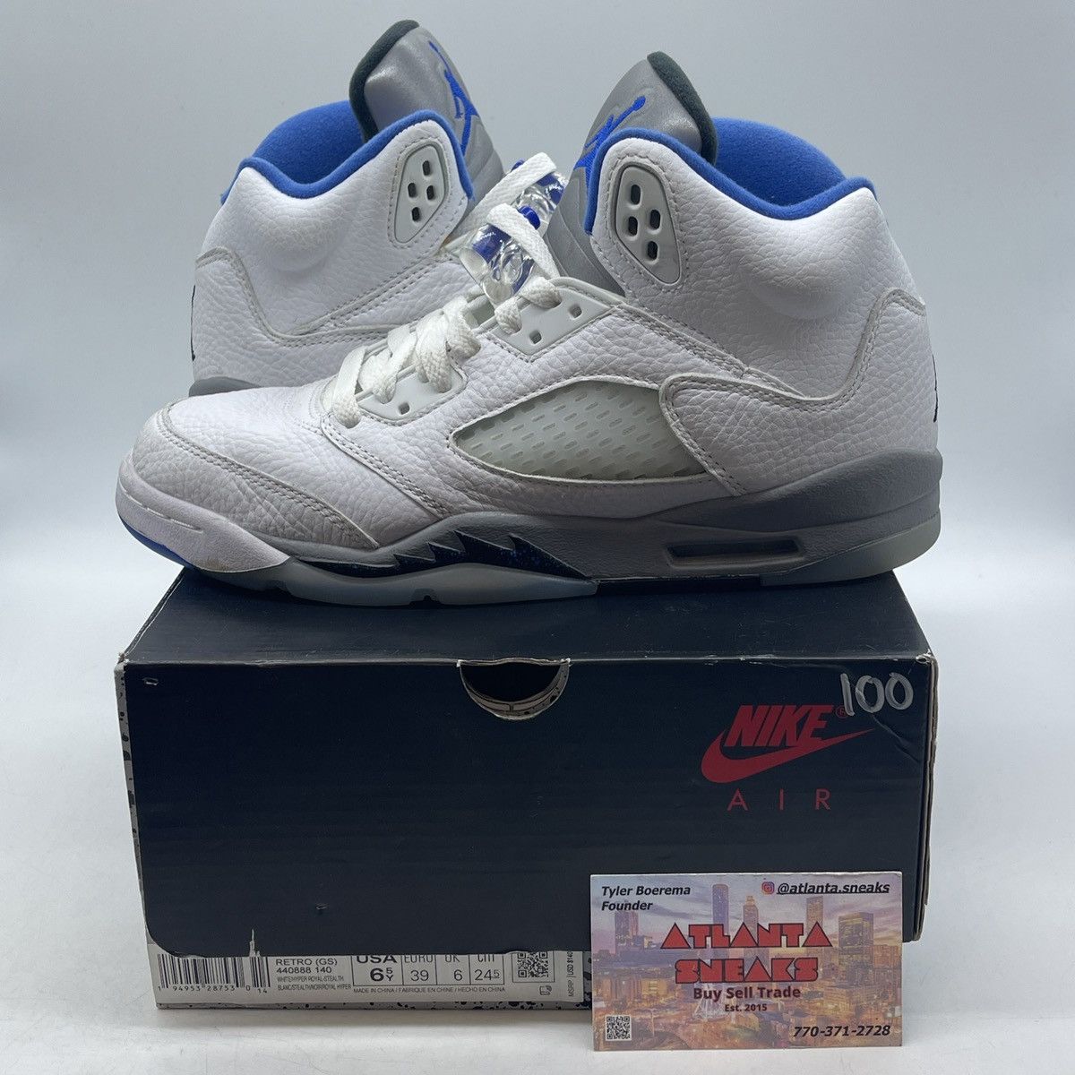 Jordan Brand Air Jordan 5 stealth 2.0 Size US 6.5 / EU 39-40 - 1 Thumbnail