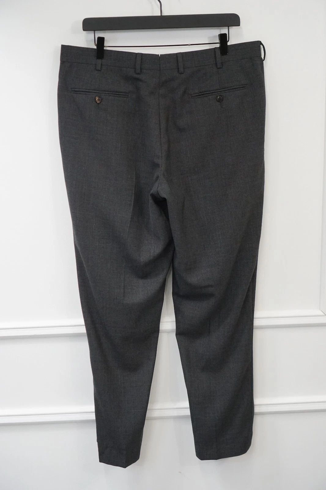 Suitsupply Men Suitsupply Pants Grey Wool Traveller Size 27 UK/US44S Size 44S - 2 Thumbnail