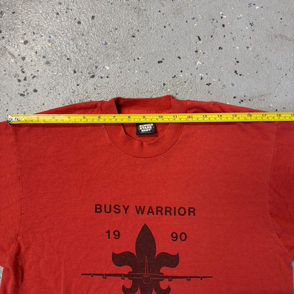 Vintage Vintage 90s Screen Stars Best Busy Warriors Shirt USA L Size US L / EU 52-54 / 3 - 5 Thumbnail