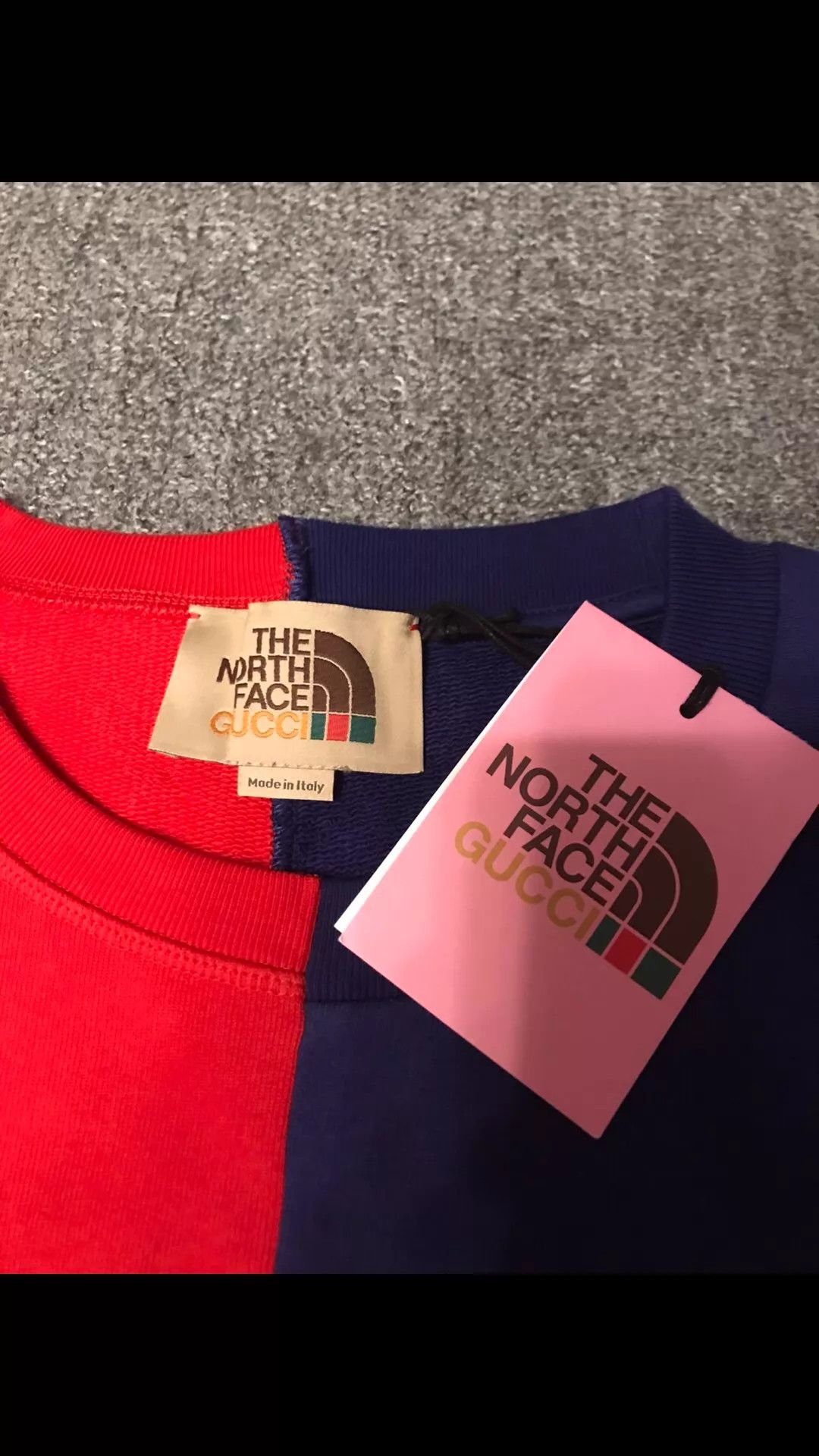 Gucci Gucci x TNF Colorblock Logo Sweatshirt L Size L / US 10 / IT 46 - 4 Thumbnail