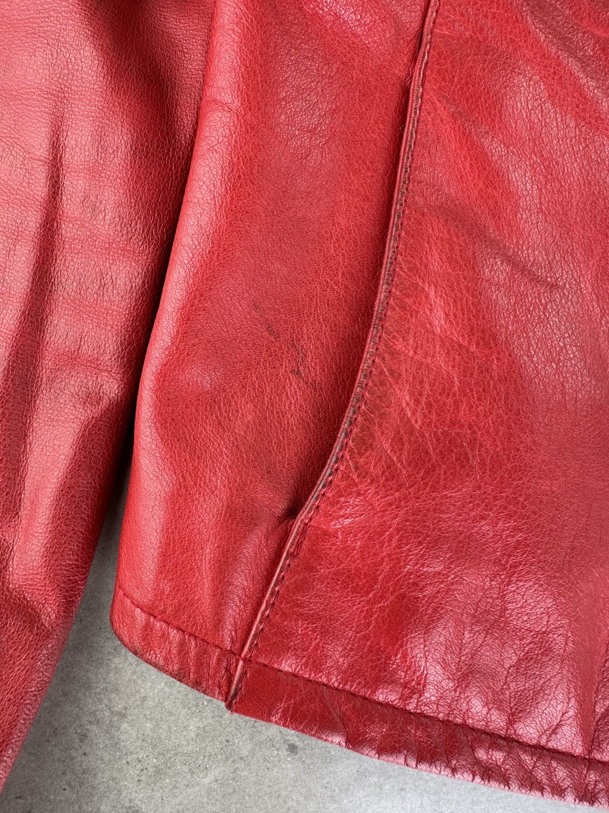 Japanese Brand Vintage Leather Jacket Size S / US 4 / IT 40 - 8 Thumbnail
