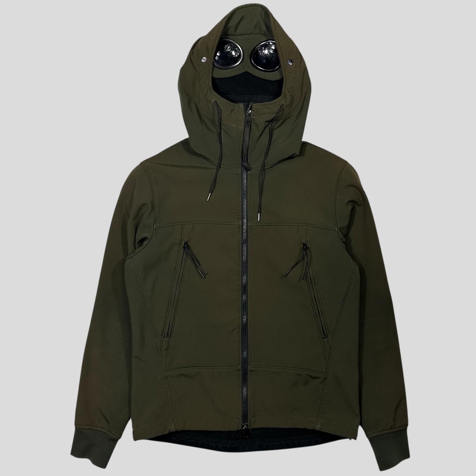 C.P. Company CP Company Khaki Soft Shell Goggle Jacket - S/M Size US M / EU 48-50 / 2 - 1 Thumbnail