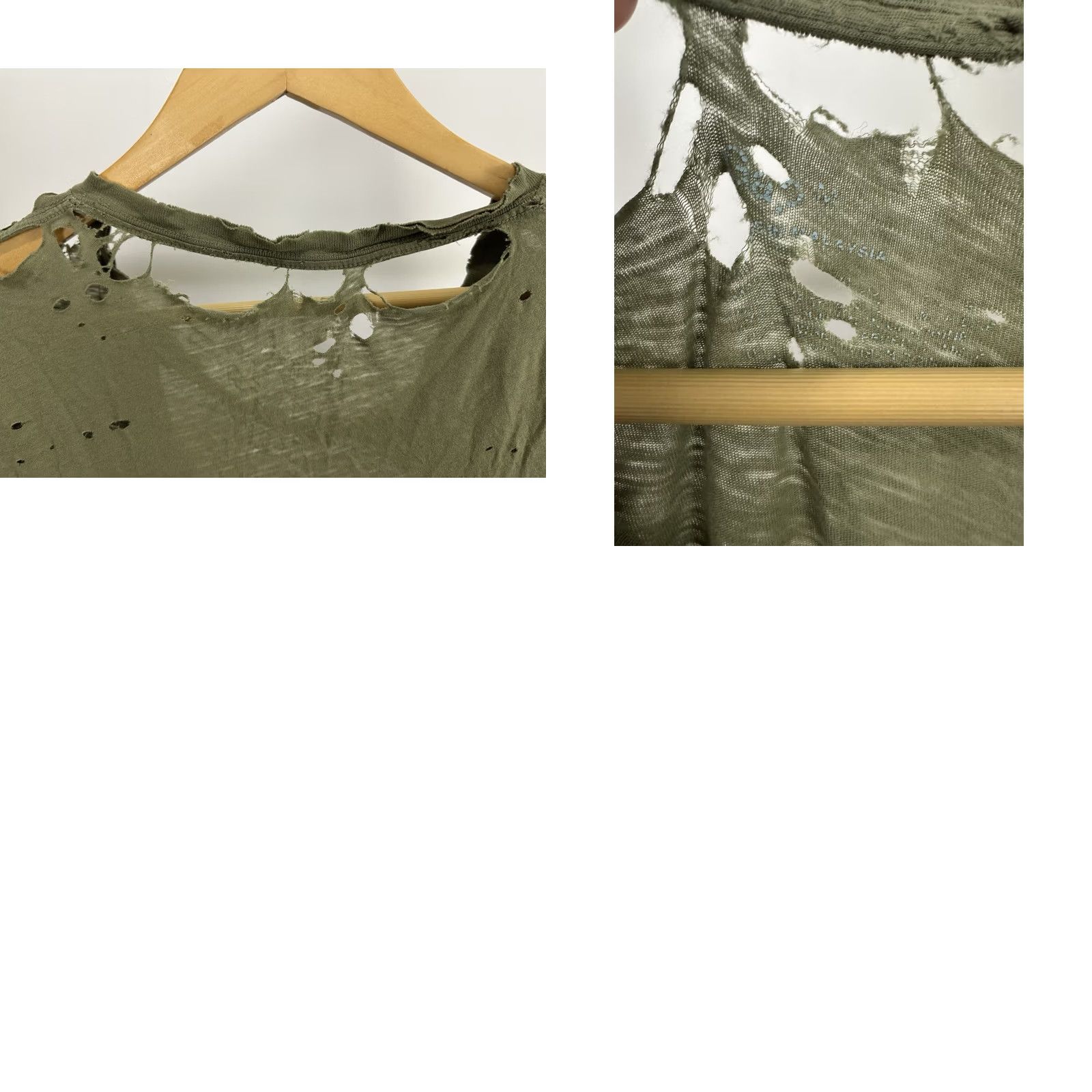 Gap VTG Gap T-Shirt Mens M Green Distressed WIP Workwear Grunge Short Sleeve Size US M / EU 48-50 / 2 - 8 Thumbnail