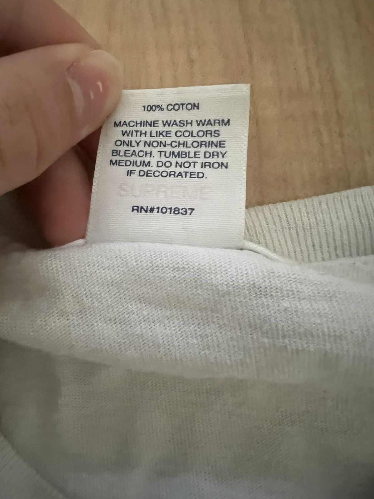 Supreme Supreme Bible-print T-shirt Size US S / EU 44-46 / 1 - 3 Thumbnail