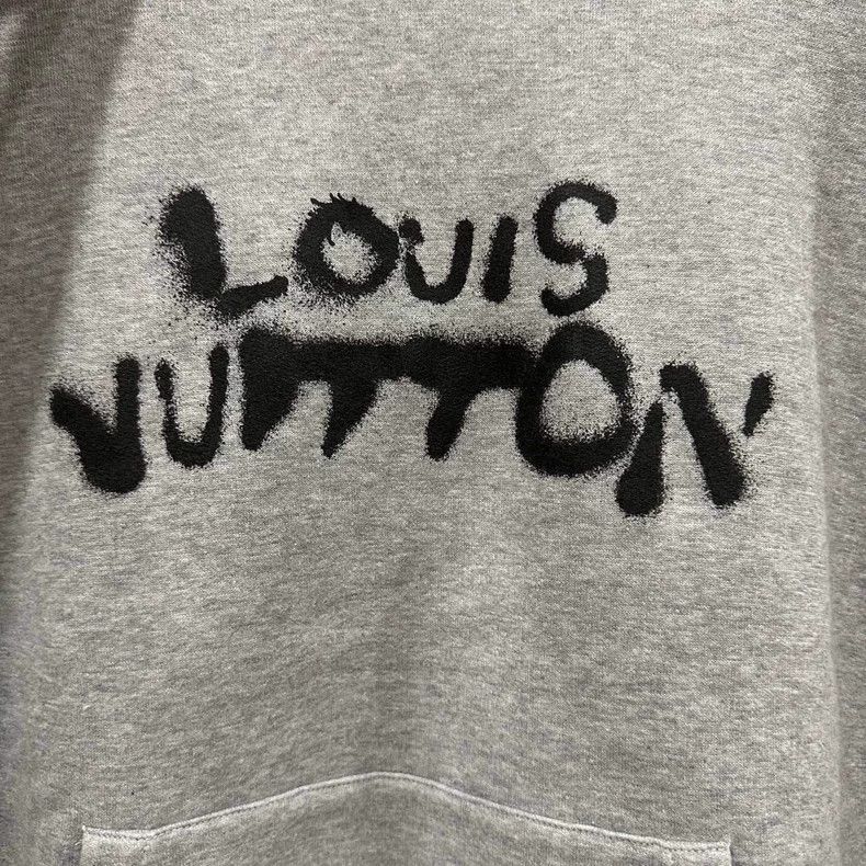 Louis Vuitton Louis Vuitton Grey Back Portrait Doll Hoodie Size US XL / EU 56 / 4 - 4 Thumbnail