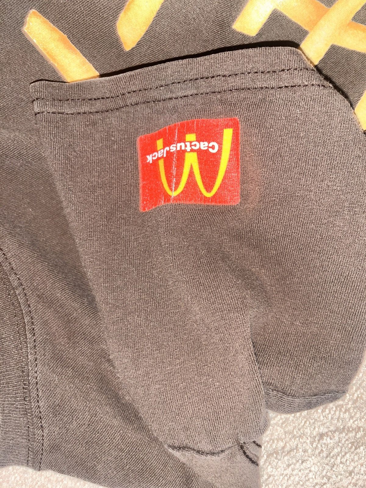 Brown Fries Mcdonalds x Travis Scott Tee