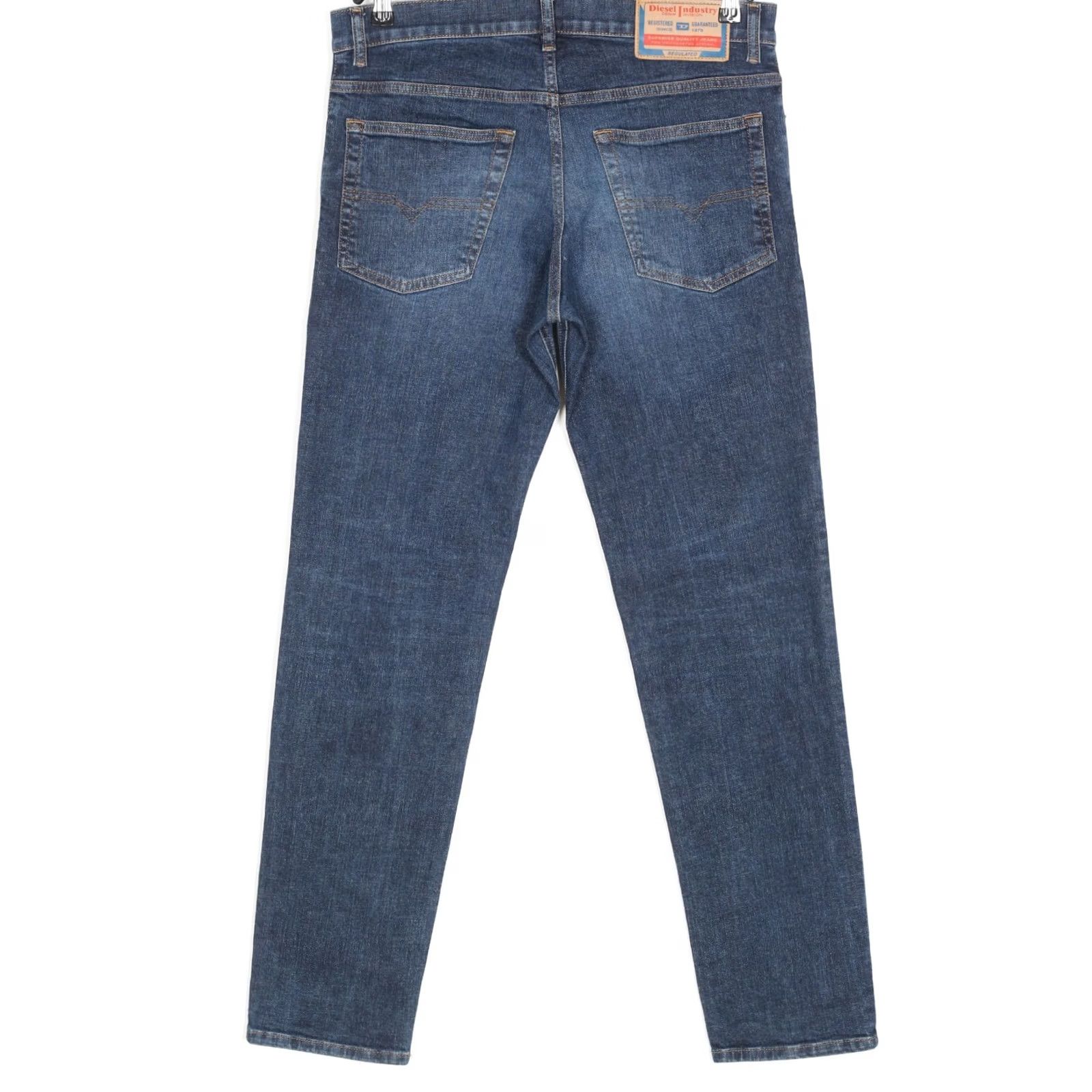 Diesel DIESEL Jeans Men 31x32 D-FINITIVE 09J47 Tapered Stretch 5-Pocket DZ8119 Blue, Medium Wash, Cotton Elastane, Slim Rise Mid, Denim, Regular Size W31 L32 Size US 31 - 2 Thumbnail