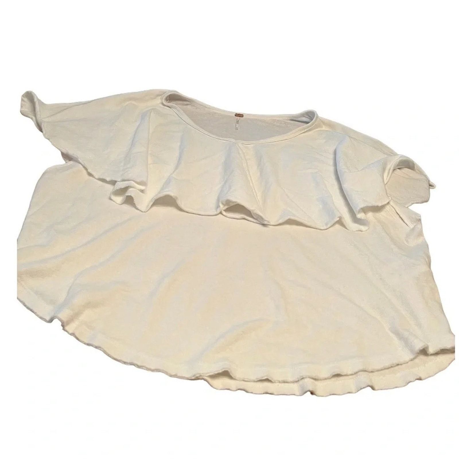 Free People Free People Girl Talk linen/cotton blend oversized top, Med Size M / US 6-8 / IT 42-44 - 3 Thumbnail