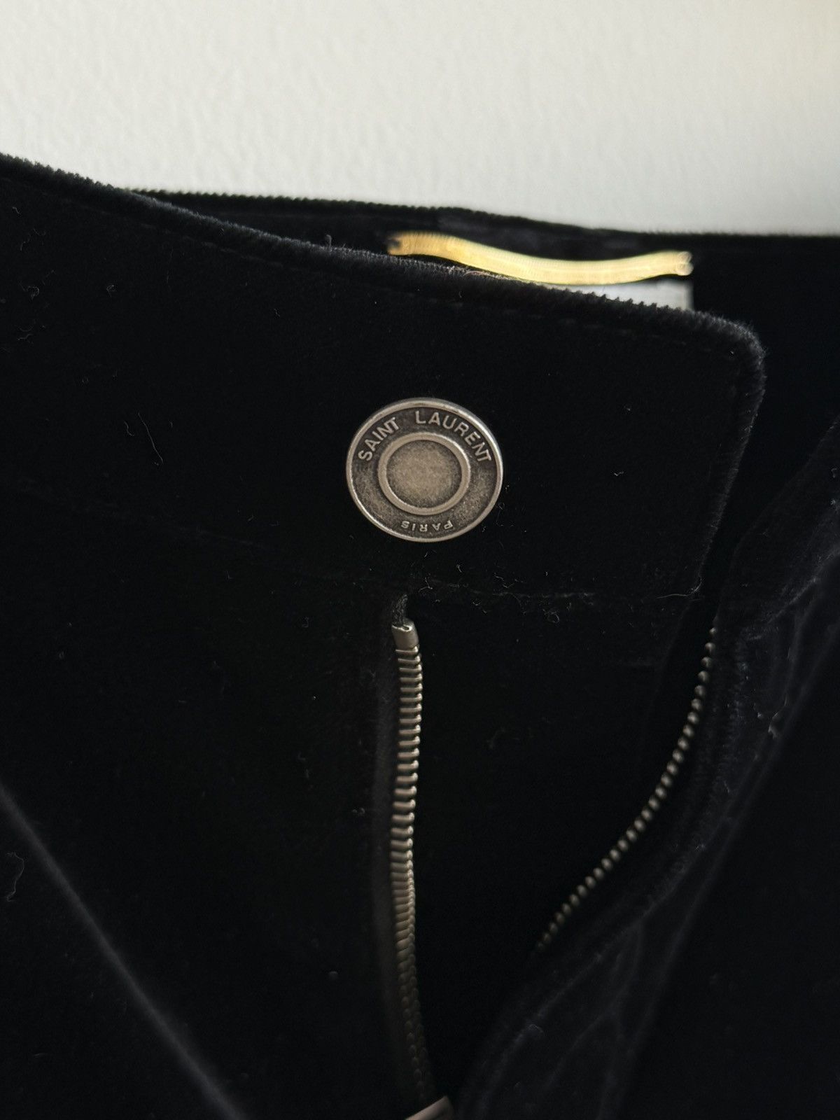 Saint Laurent Paris Hedi Velvet Denim YSL Pants Size US 29 - 5 Thumbnail