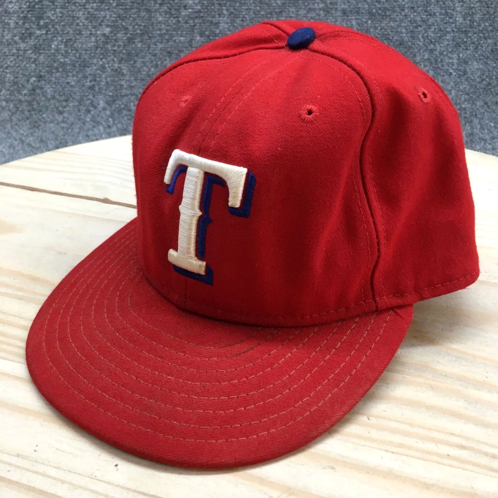 New Era New Era Texas Rangers Fitted Baseball Cap Hat Mens 7.5CM Red Adjustable MBL Size ONE SIZE - 2 Thumbnail
