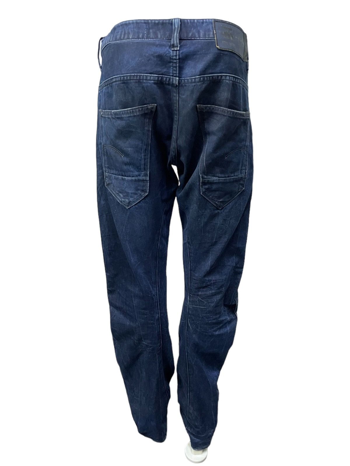 G-Star × Hysteric Glamour G Star Raw Engineered Curved Leg Crash Distressed Jeans Size US 30 / EU 46 - 7 Thumbnail