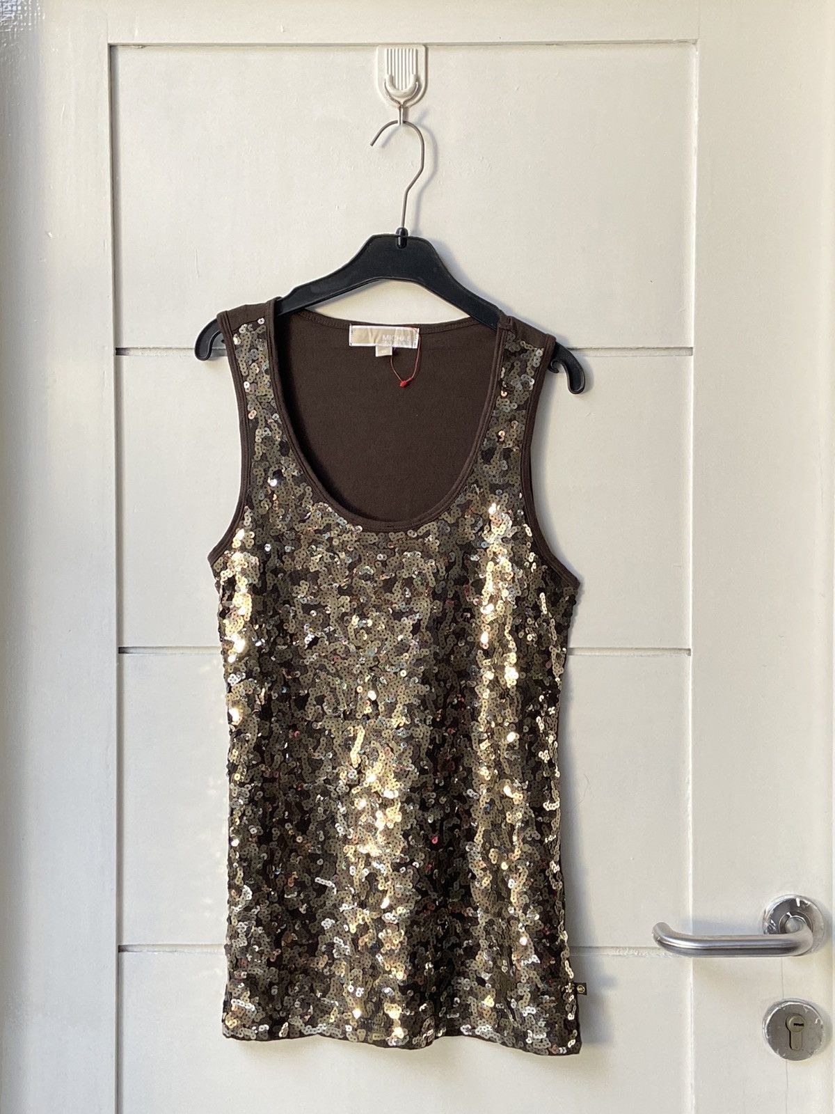 Michael Kors MICHAEL KORS Brown Sleeveless Size US XXS / EU 40 - 1 Thumbnail