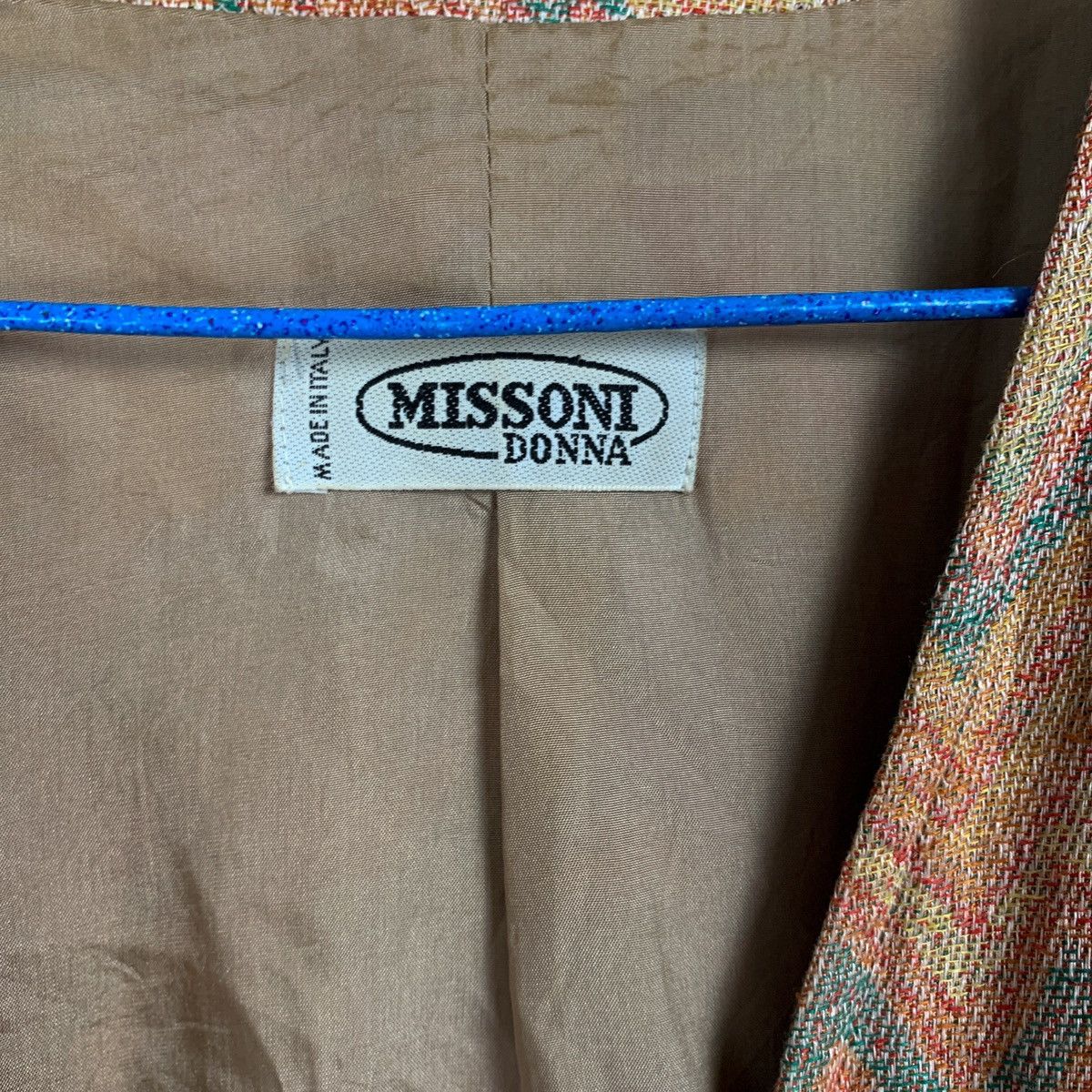 Missoni × Vintage Vintage 90s Missoni Donna Coat Jacket Size L / US 10 / IT 46 - 5 Thumbnail