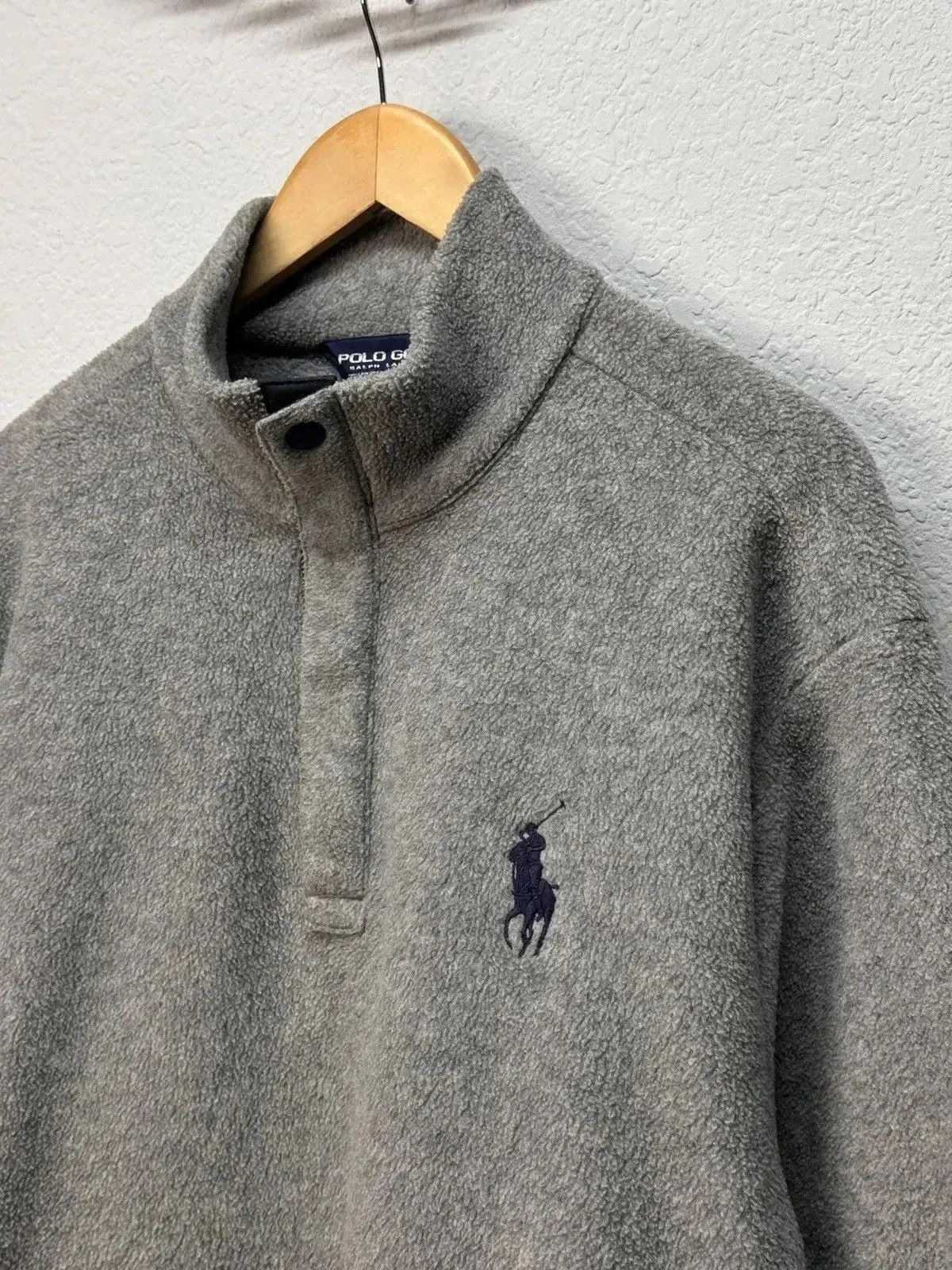 Polo Ralph Lauren Vintage Polo Ralph Lauren fleece hoodie Sweatshirt Centre Size US M / EU 48-50 / 2 - 6 Thumbnail