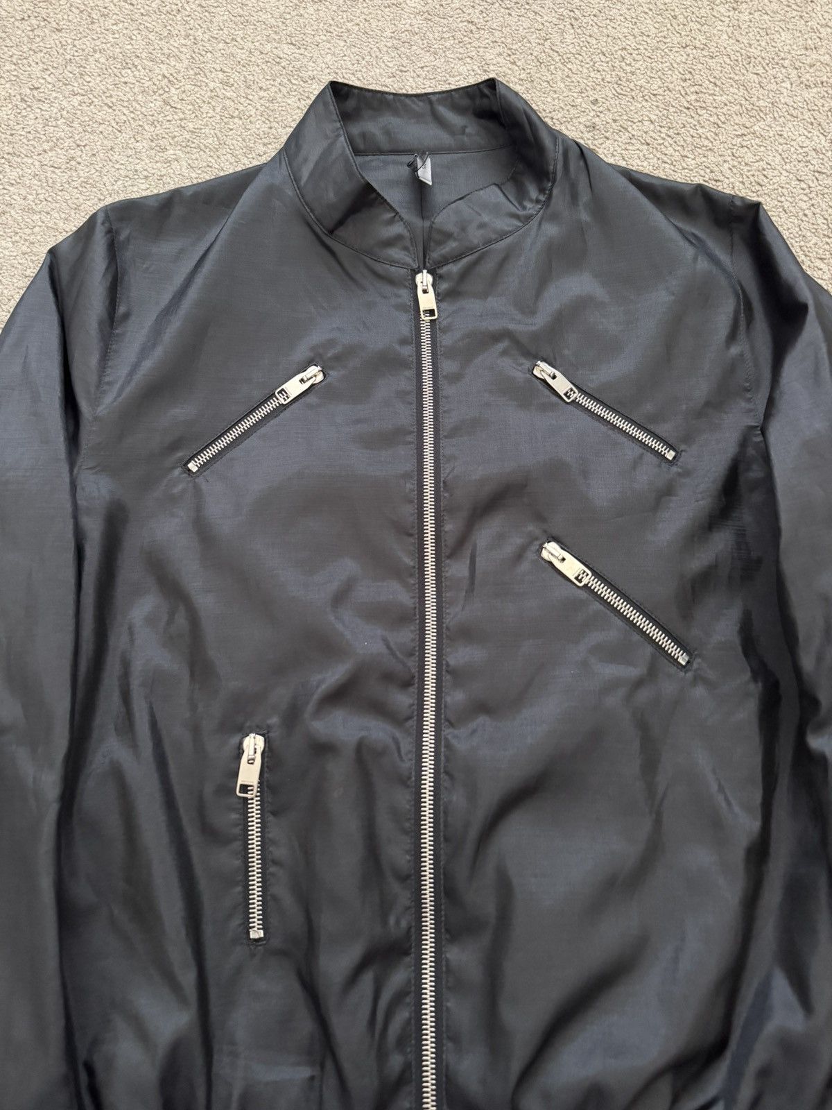 Dior SS07 Dior Homme Hedi Slimane Black Multi Zip Jacket Size US S / EU 44-46 / 1 - 2 Thumbnail