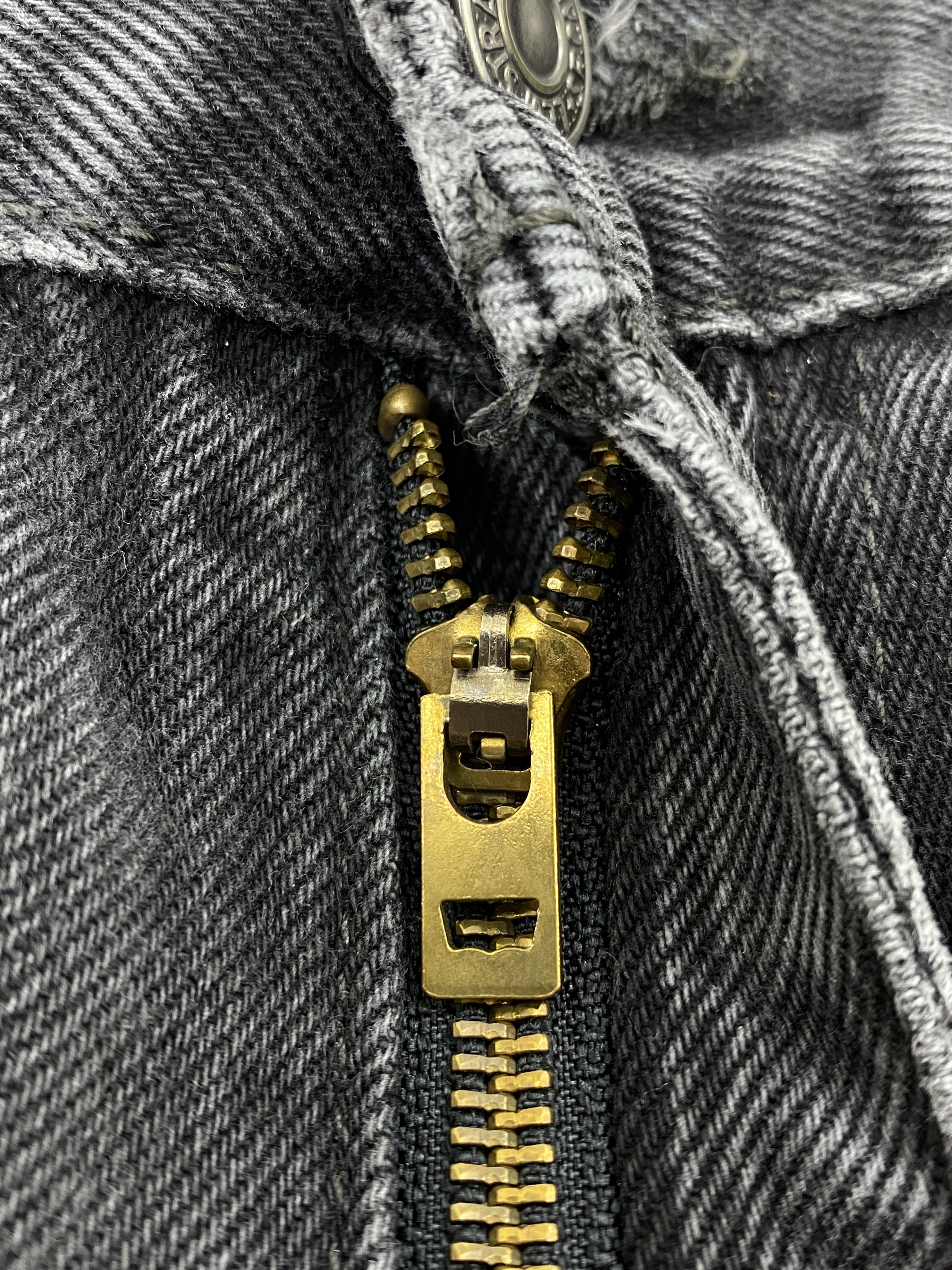 Levi's × Vintage Vintage Levis 505 Faded Black Denim Jeans Size US 32 / EU 48 - 11 Thumbnail