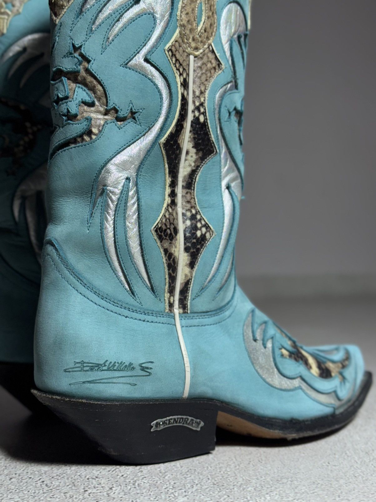 Sendra 36 Sendra David Villellas Lizard Boots Cowboy Western Shoes Size US 6 / IT 36 - 2 Thumbnail