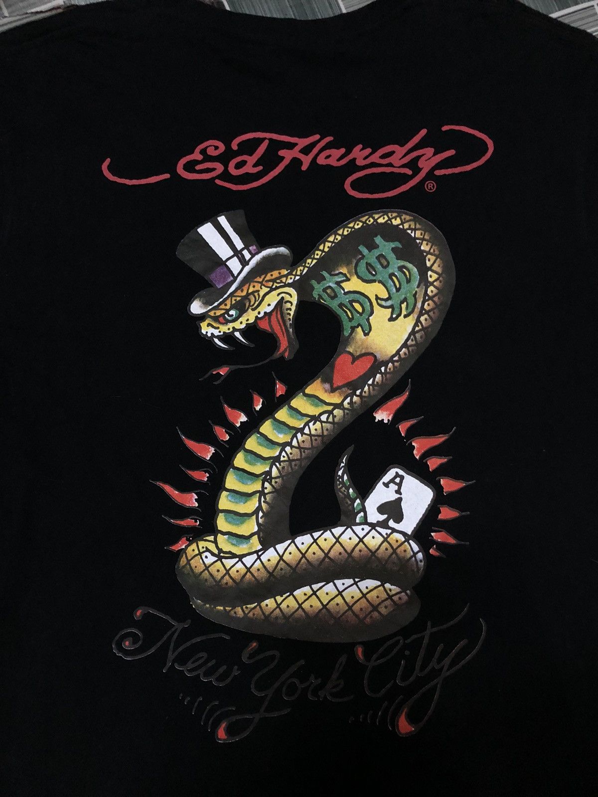 Christian Audigier × Ed Hardy Vintage Ed Hardy Big print tee rare Size US XL / EU 56 / 4 - 4 Thumbnail