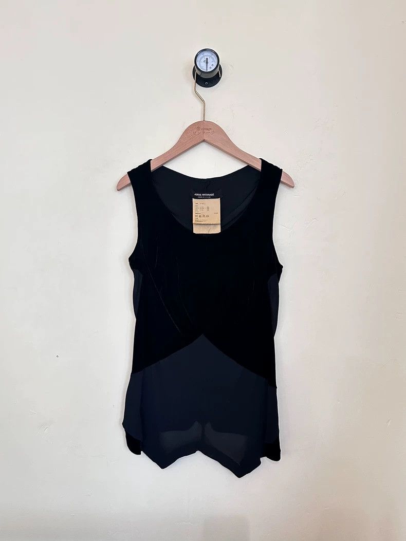 Junya Watanabe Junya Watanabe CDG Velvet Panel Tank Top Size M / US 6-8 / IT 42-44 - 1 Thumbnail