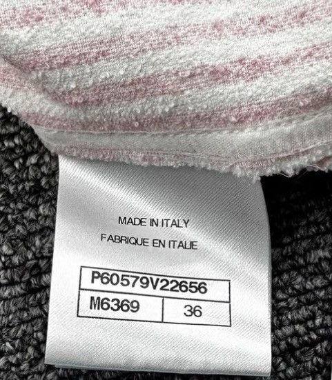 Chanel Chanel Pink & White Striped Jacket, Sleeves Adjustable K12 Size XS / US 0-2 / IT 36-38 - 7 Thumbnail