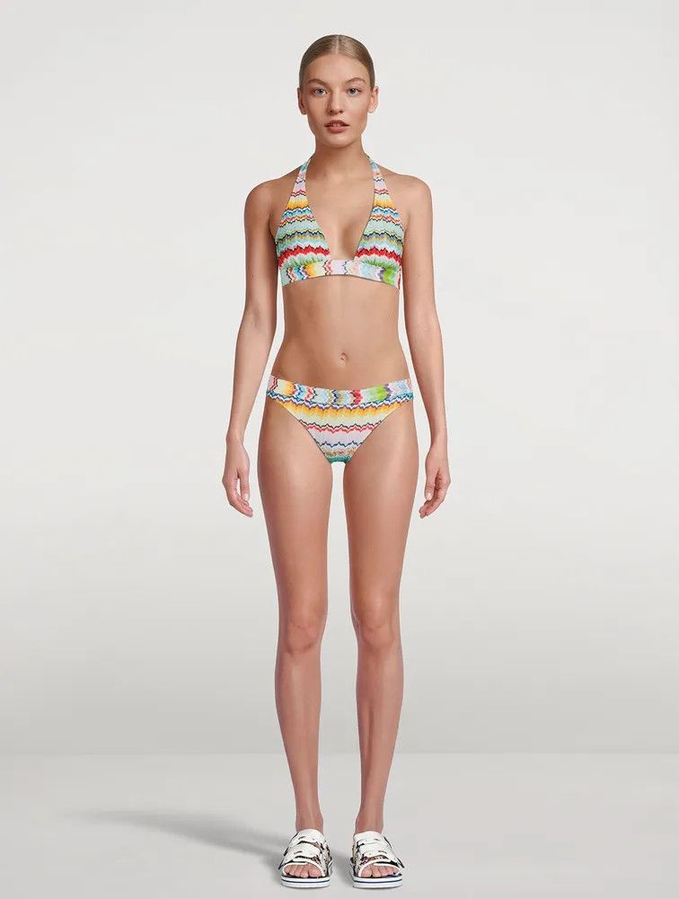 Missoni o1mle0824 Triangle Bra Bikini in Multicolor Size M / US 6-8 / IT 42-44 - 2 Thumbnail
