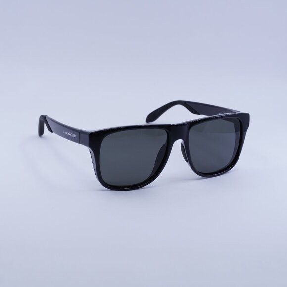 Alexander McQueen Alexander McQueen AM0292SA 001 Sunglasses Black Square Frame Size ONE SIZE - 1 Thumbnail