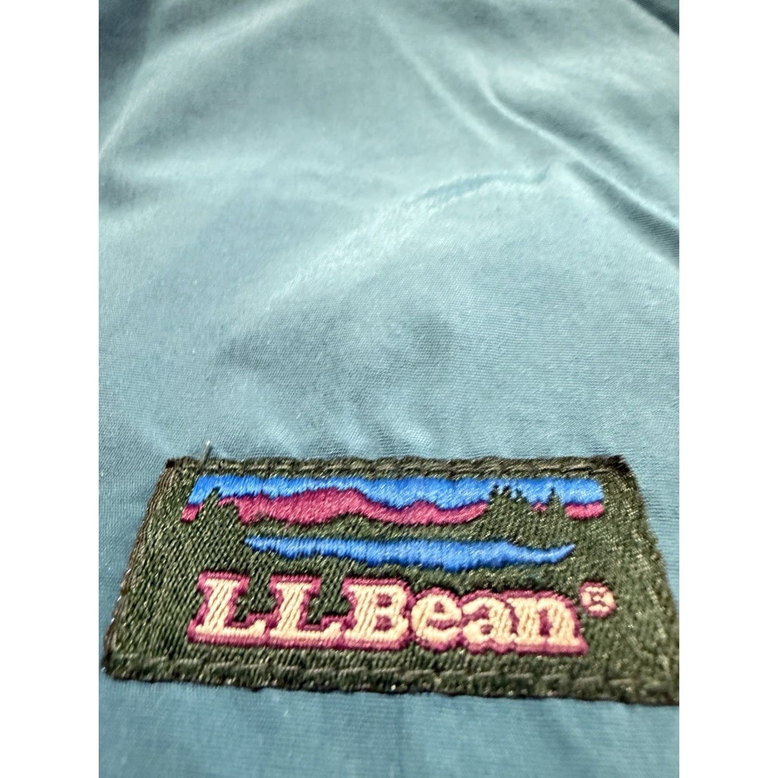 Vintage VINTAGE L.L. Bean Jacket Mens Large Windbreaker Zip Fleece Lined Green Nylon Made for Hiking Mens Size US L / EU 52-54 / 3 - 3 Thumbnail