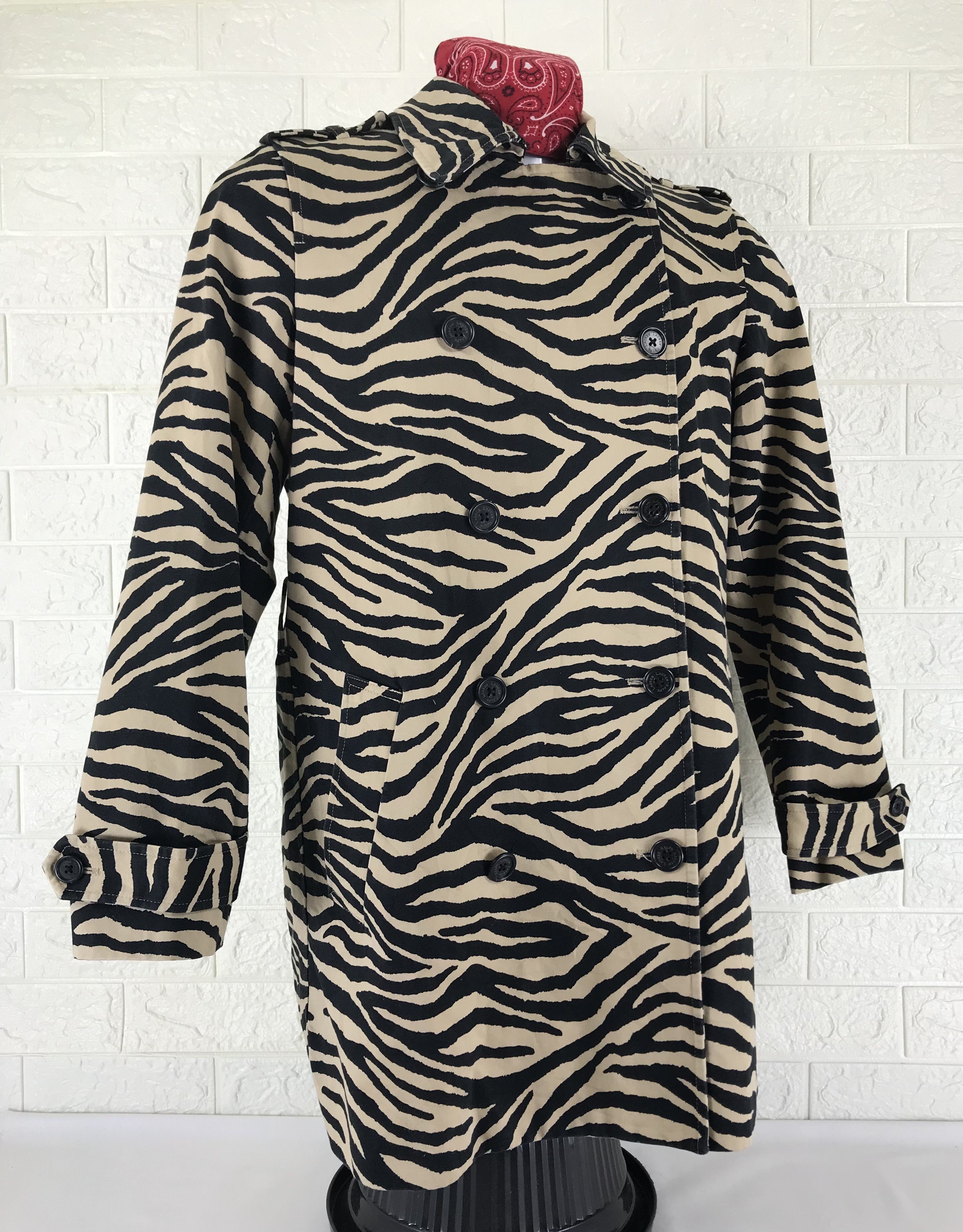 Polo Ralph Lauren Vintage Polo Ralph Lauren Tiger Striped Coat Size M / US 6-8 / IT 42-44 - 2 Thumbnail