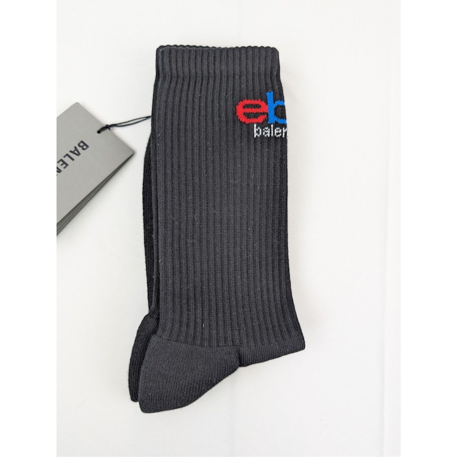 Balenciaga o1rshd1 Size: XL / Cotton Ebay Socks in Black/Multicolor Size ONE SIZE - 2 Thumbnail