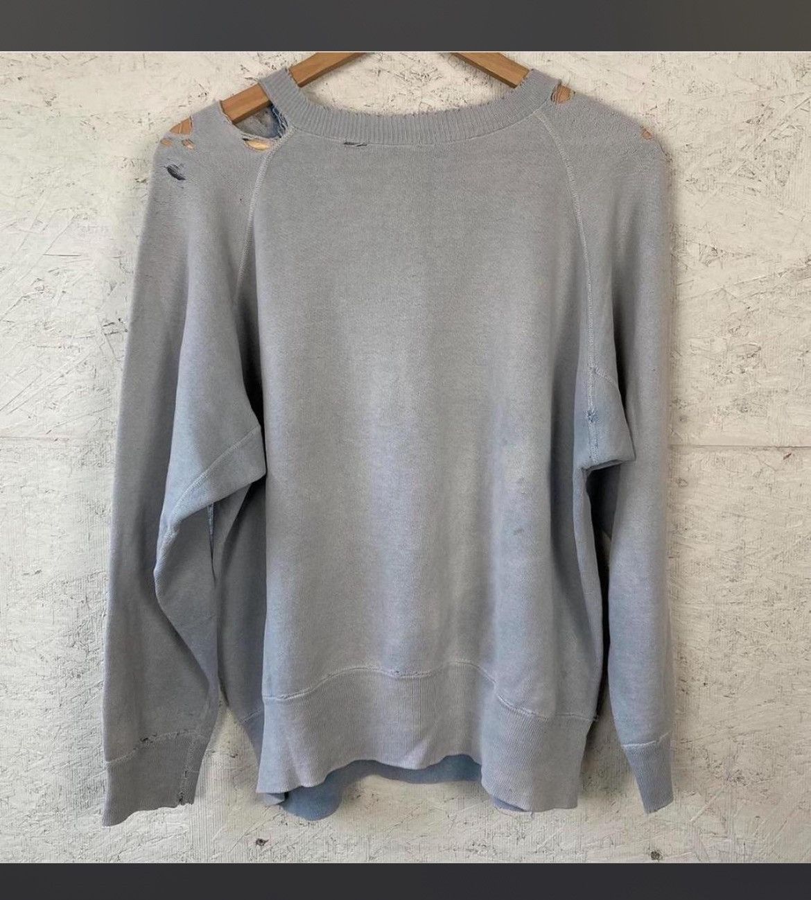 Other VINTAGE THRASHED 1950S DIAMOND CREWNECK Size US M / EU 48-50 / 2 - 4 Thumbnail