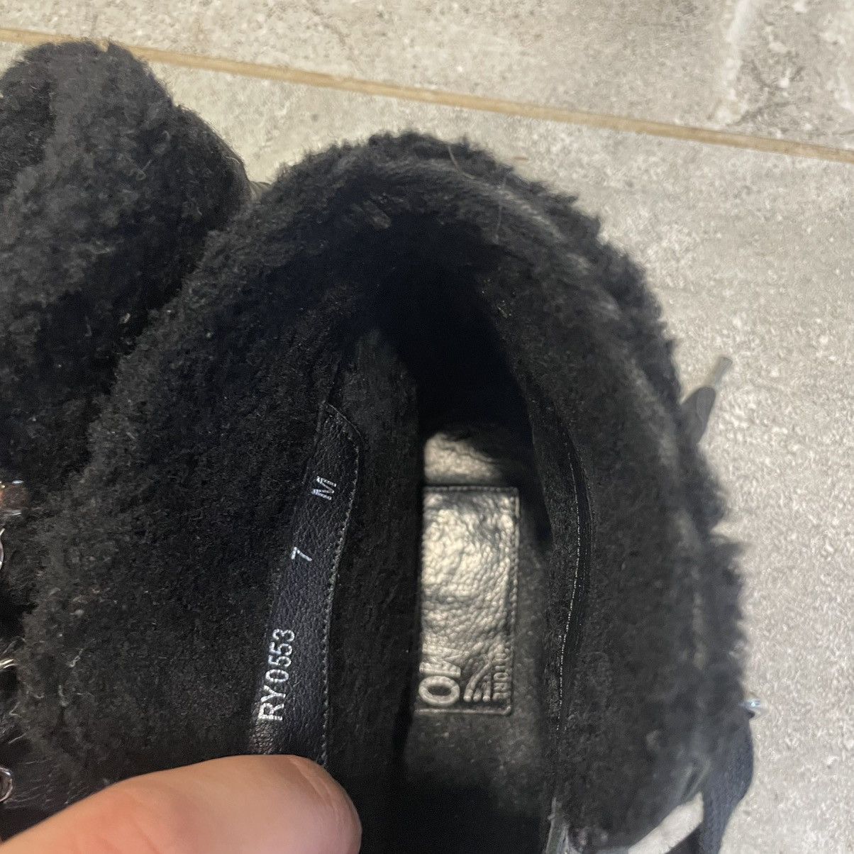 Salvatore Ferragamo Salvatore Ferragamo leather shoes boots black Foxy Fur faux Size US 7 / IT 37 - 10 Thumbnail