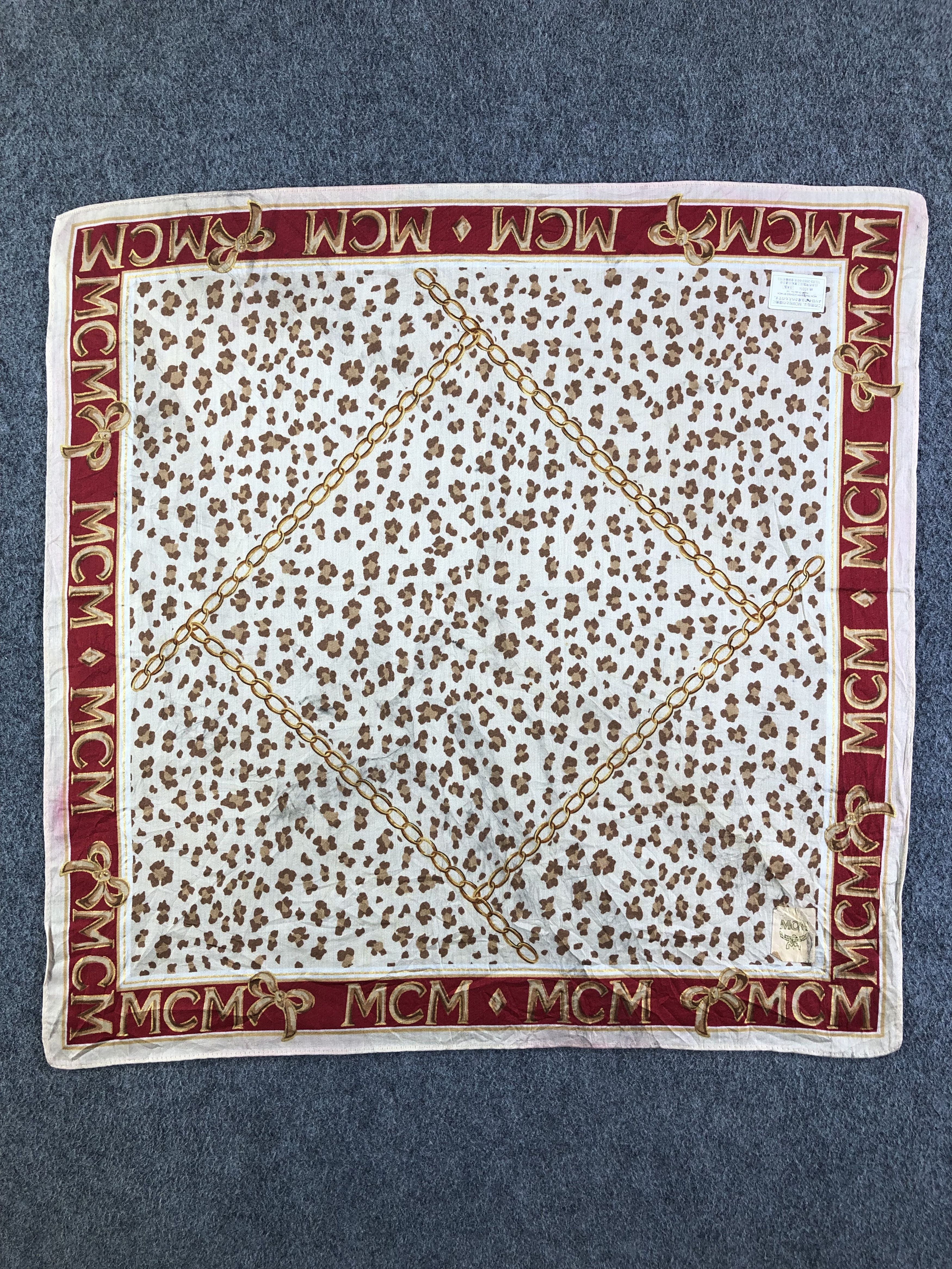 MCM MCM Handkerchief / Bandana / Neckerchief / Headscarf Size ONE SIZE - 3 Thumbnail
