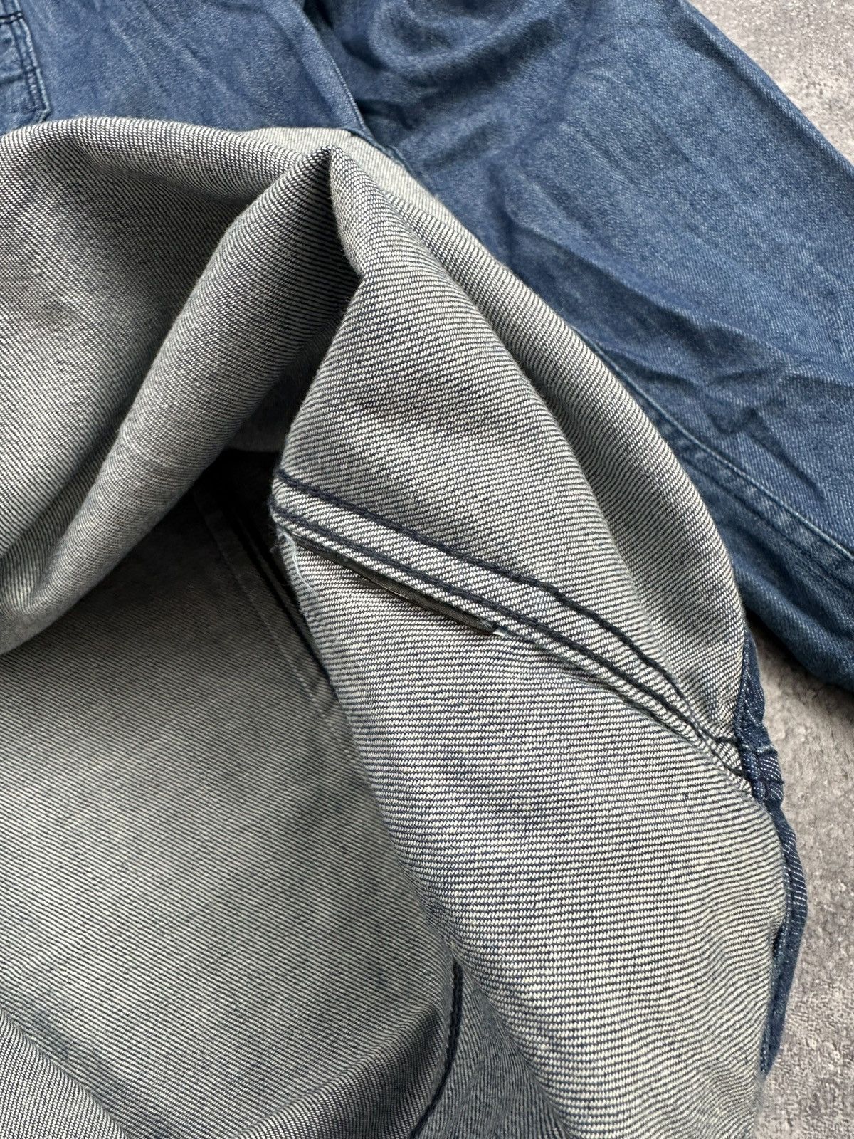G-Star G-Star Raw Denim Shirt Blue Western Faded Over Shirt y2k Size US S / EU 44-46 / 1 - 9 Thumbnail