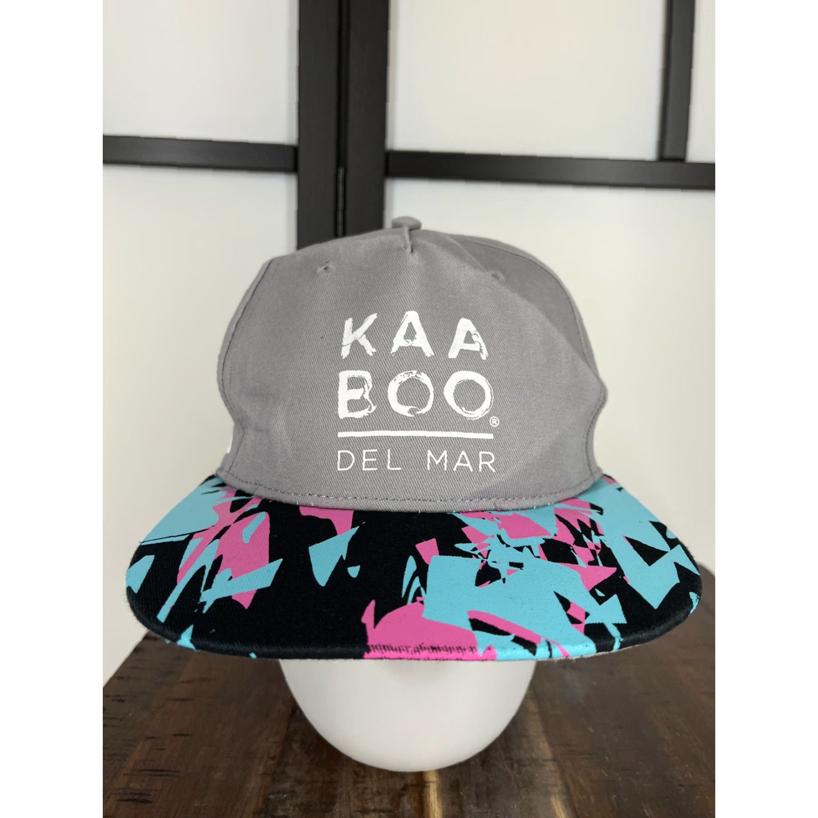 Vintage Coors Light Kaaboo Del Mar Hat Cap Snap Back Adult One Size Gray Cotton Music Size ONE SIZE - 2 Thumbnail