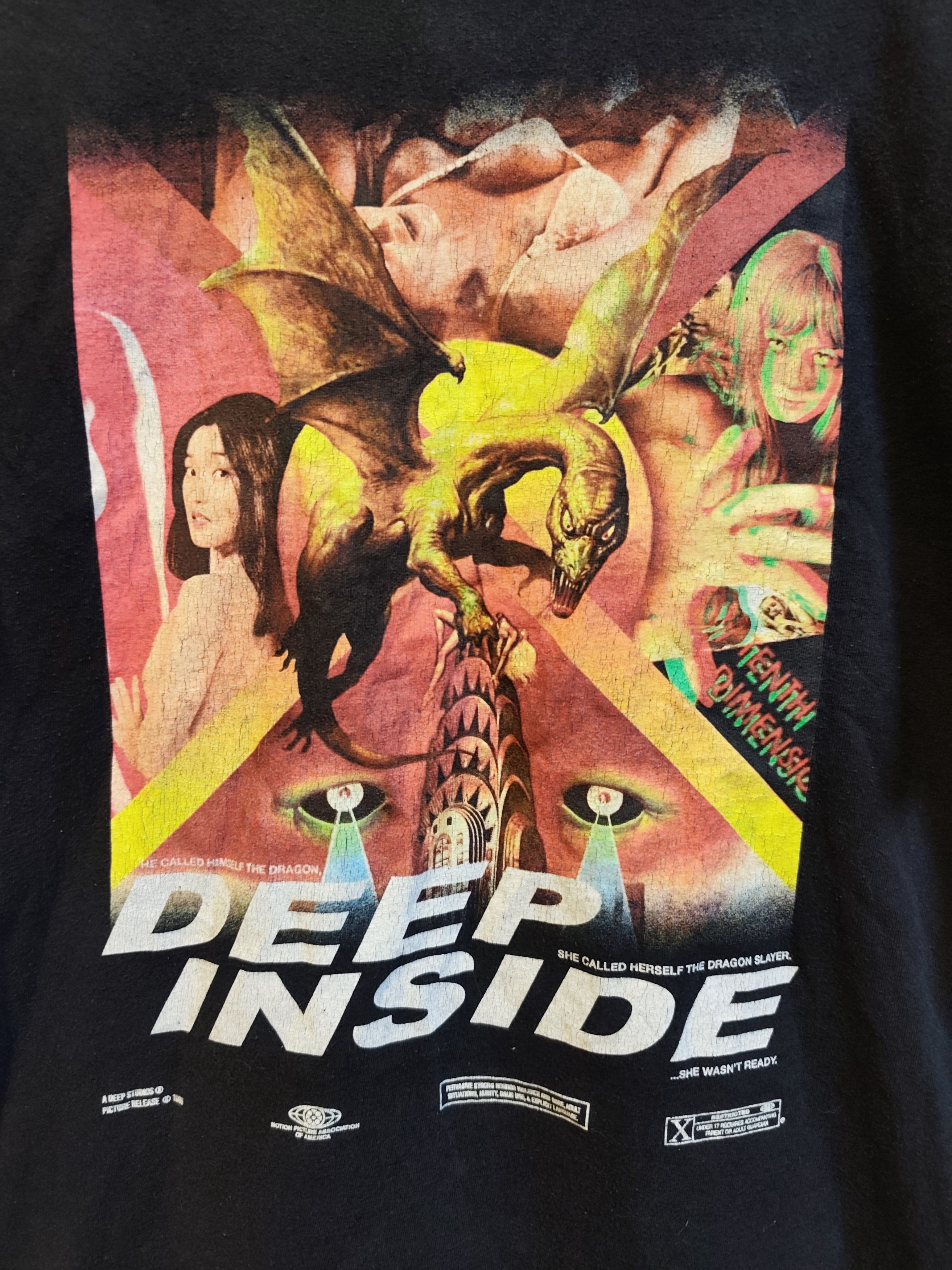10 Deep 10.Deep "Deep Inside" Retro Movie Poster Graphic Tee Size US M / EU 48-50 / 2 - 3 Thumbnail