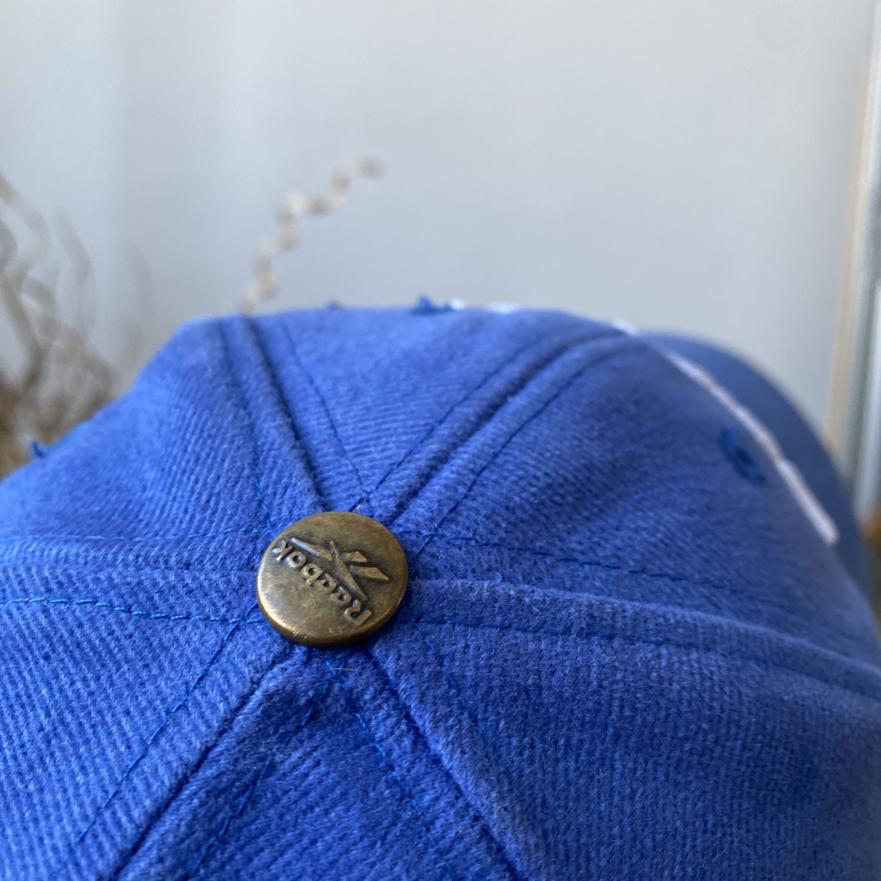 Reebok 🧢 Vintage 90s Reebok cap big logo Dad hat Streetwear Size ONE SIZE - 4 Thumbnail