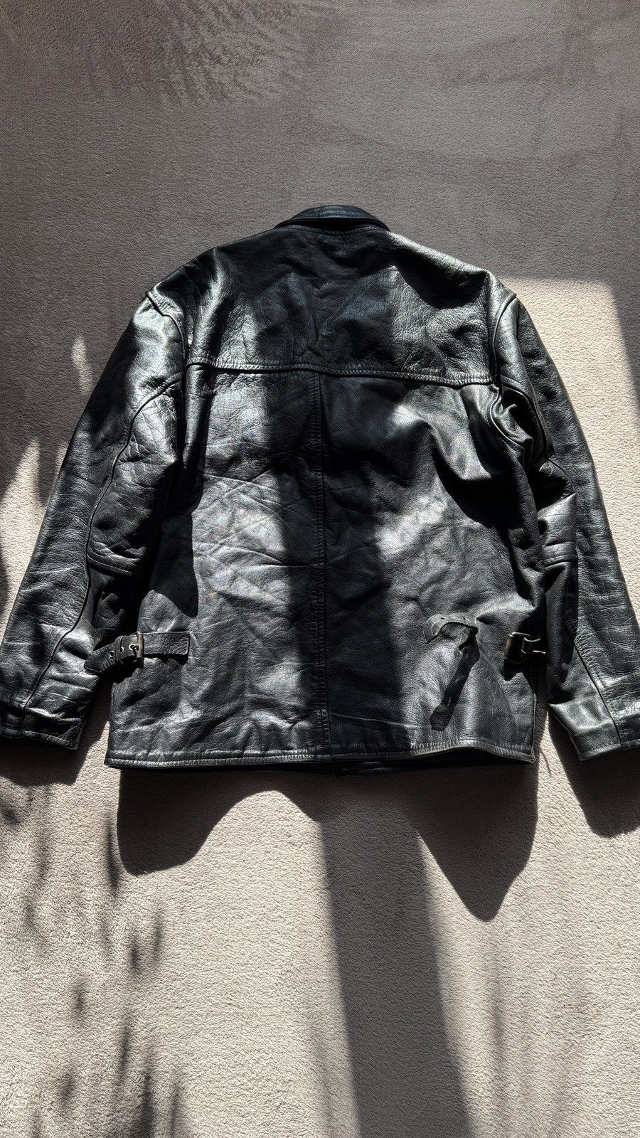 Genuine Leather Y2K Vintage Moto Biker Leather Jacket Grunge schott varsity Size US M / EU 48-50 / 2 - 4 Thumbnail