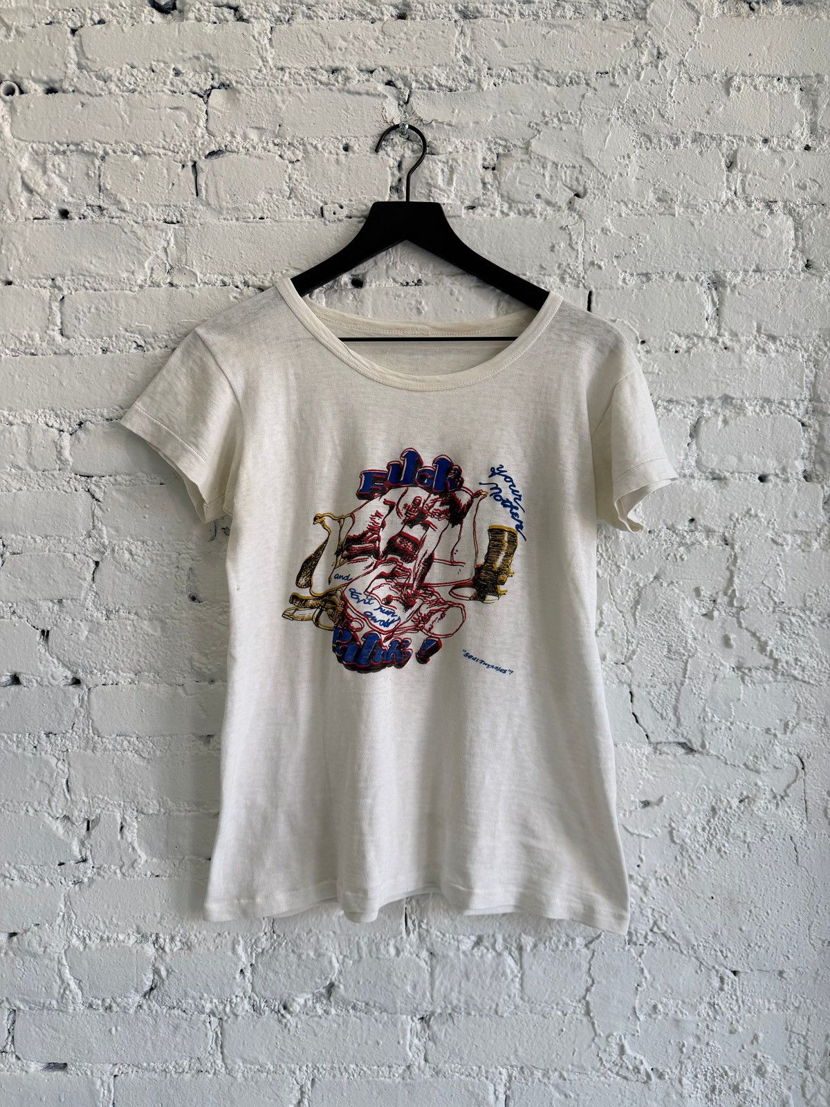Vintage 1980s SEDITIONARIES ‘FUCK PUNK’ TEE Size US M / EU 48-50 / 2 - 1 Thumbnail