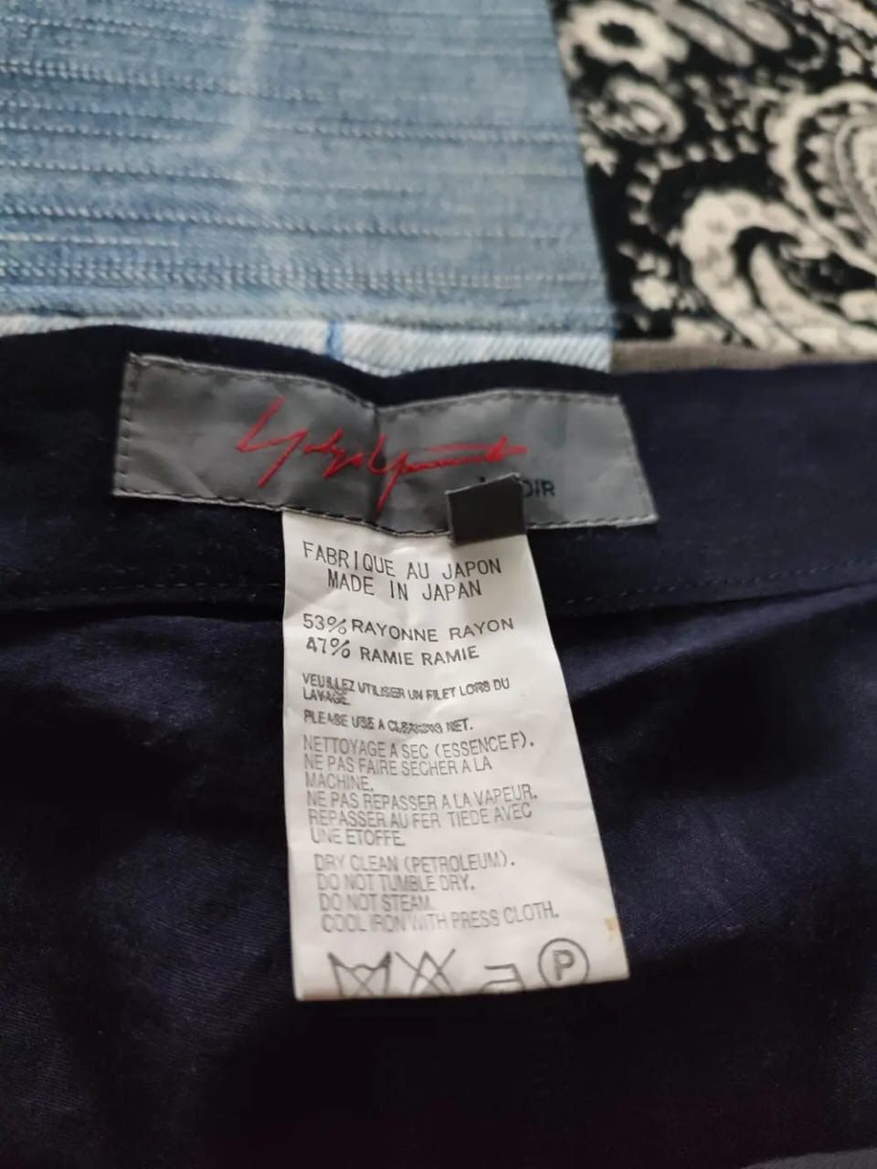 Yohji Yamamoto Yohji Yamamoto + Noir Rayon & Ramie Material Pants Size US 30 / EU 46 - 4 Thumbnail