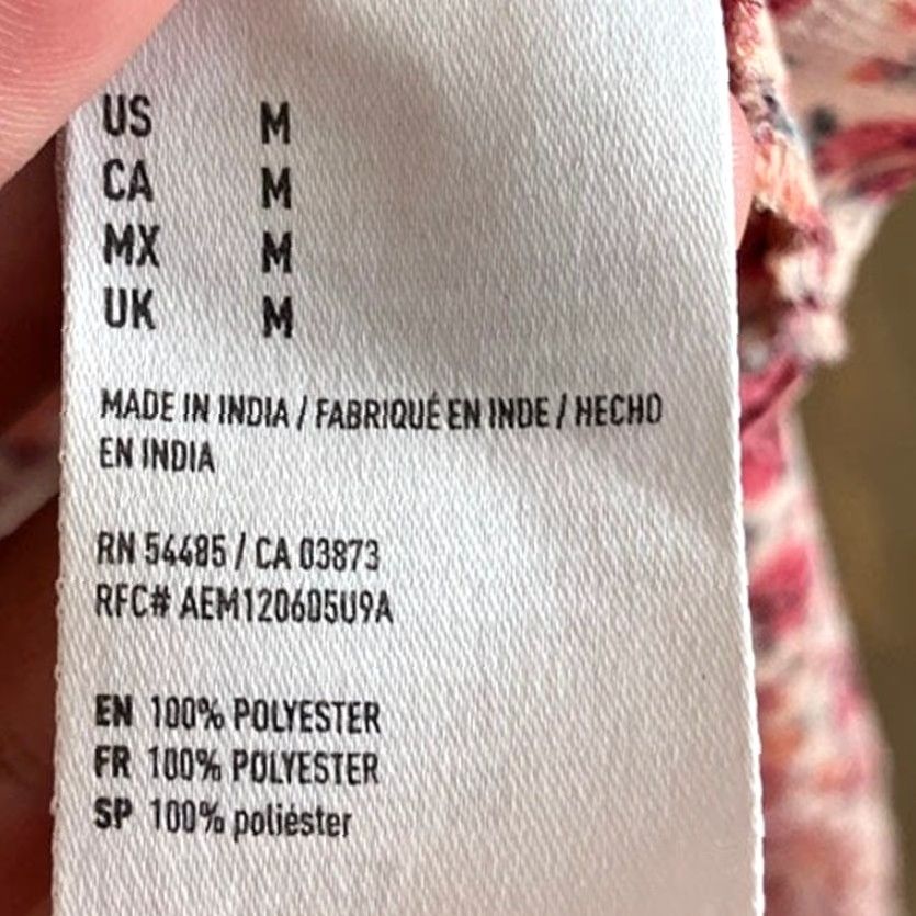 American Eagle Outfitters American Eagle Outfitters Womens Cardigan Duster Pink Floral High Low Sheer M Size M / US 6-8 / IT 42-44 - 7 Thumbnail
