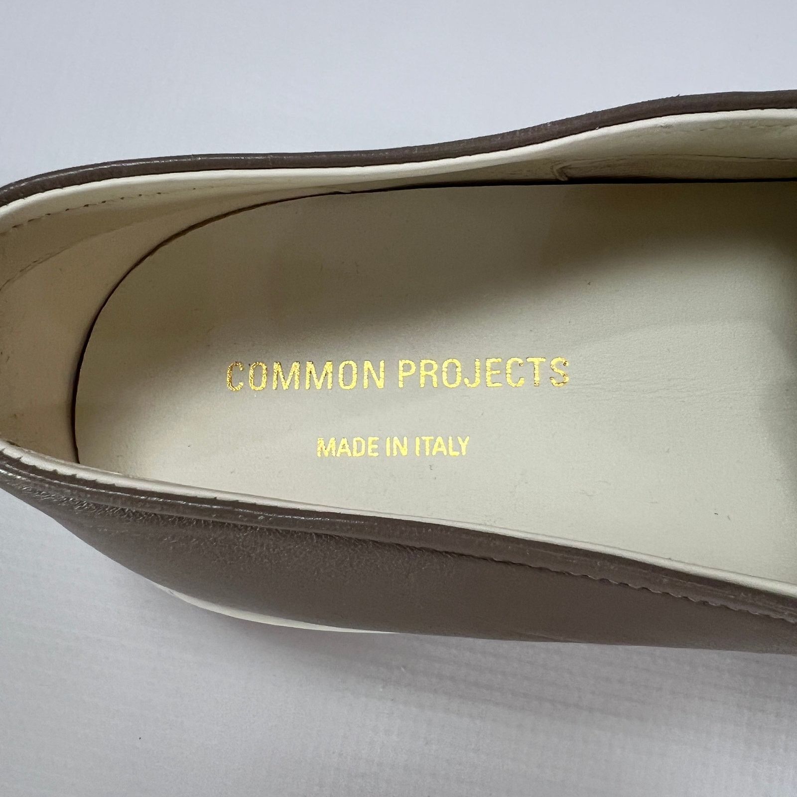 Common Projects Common Projects Slip-On Leather Sneakers EU 42 Taupe Luxury Size US 9 / EU 42 - 9 Thumbnail