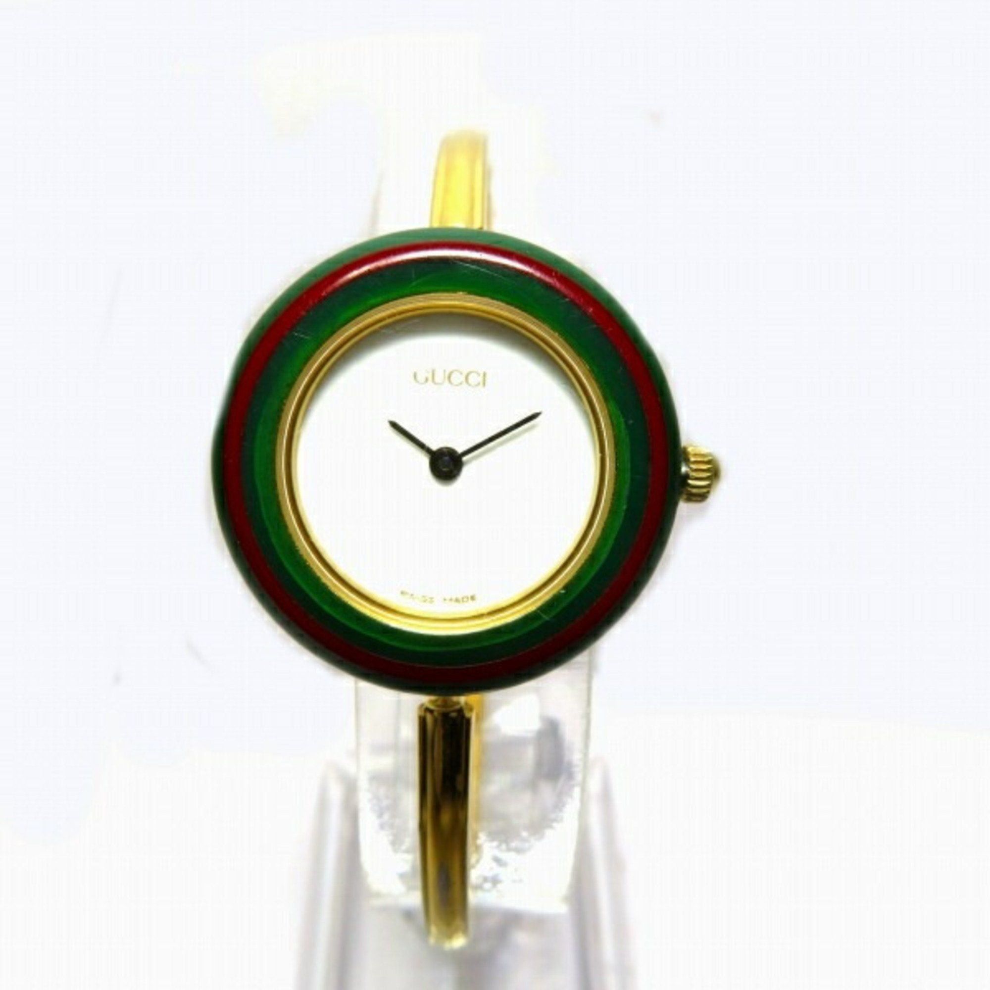 image of Gucci Change Bezel 11 12/2 Quartz Watch Women's in Gold