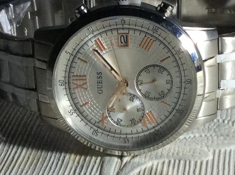 Guess Guess men's silver watch Size ONE SIZE - 9 Thumbnail