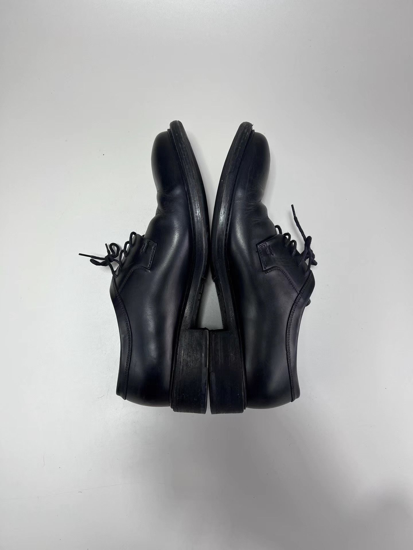 Salvatore Ferragamo FERRAGAMO Black Leather Shoes Size US 9.5 / EU 42-43 - 4 Thumbnail