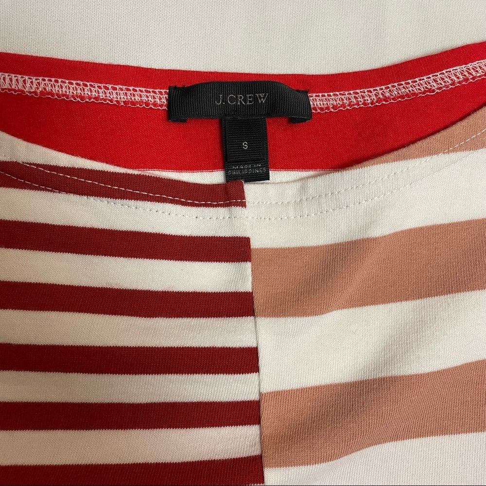 J.Crew J. Crew Colorblock Striped 3/4 Sleeves Top Size S Size S / US 4 / IT 40 - 6 Thumbnail