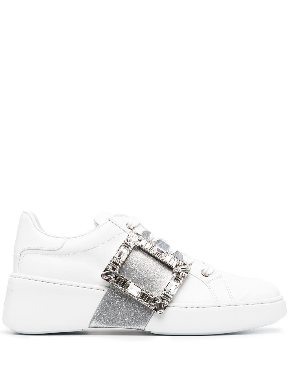 Roger Vivier VIV SKATE GLITTER SNEAKERS Size US 9 / IT 39 - 1 Thumbnail