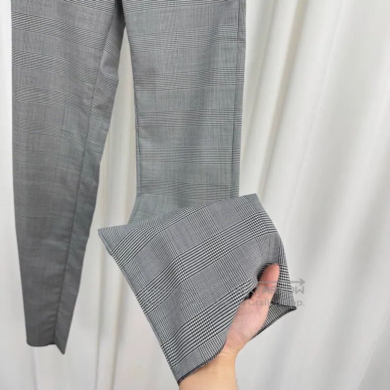 Other Vetements size XS Patchwork logo checkered wool leisure tr Size US 27 - 4 Thumbnail
