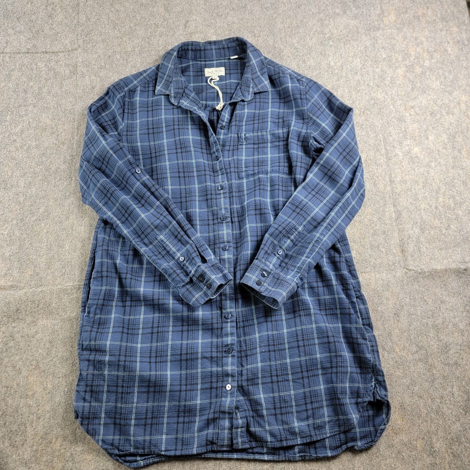 Jack Wills Jack Wills Flannel Plaid Long Shirt Long Sleeve Pockets UK Size M / US 6-8 / IT 42-44 - 2 Thumbnail