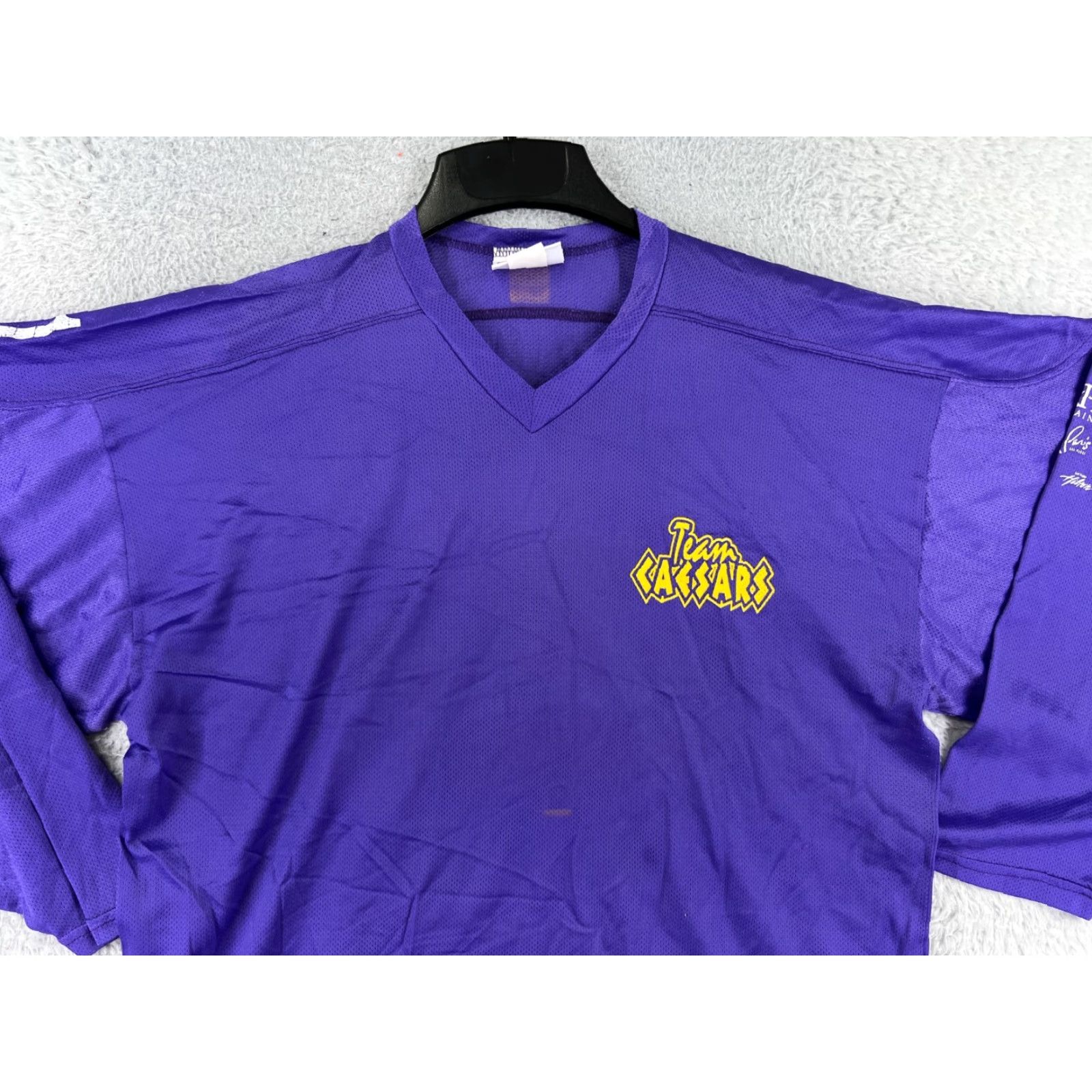 Palace VINTAGE Team Caesars Jersey Shirt Adult M Purple USA Casino Logo 90s Teamwork Athletic Mens Size US M / EU 48-50 / 2 - 7 Thumbnail