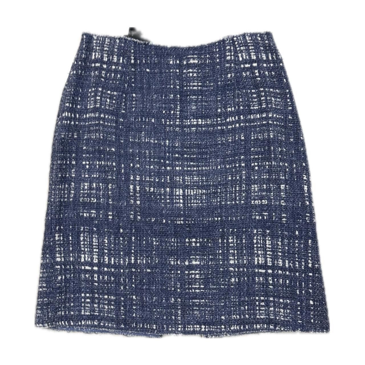 Prada Prada Sketch Cotton Grid Pencil Skirt W Slit Size 27" / US 4 / IT 40 - 3 Thumbnail